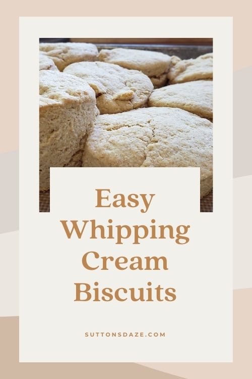 Whipping Cream Biscuits